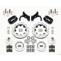 Wilwood 140-12022-D Forged Dynalite Front Kit 12.19in Drilled 65-68 Chevy Impala -Drum Spindle