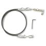 LOKAR LOKTCP-1000U36 36in Hi-Tech Throttle Cable Black Housing