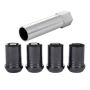 McGard (25354 12X1.25 MCG LOCK SET NUT CONE TUNER, BLACK(13/16 HEX)-OAL 1.24