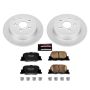PowerStop CRK2319 Genuine Geomet Coated Rotor and Low-Dust Ceramic Brake Pad Kit