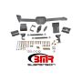 BMR Suspension WL005H BMR 05-14 S197 Mustang Body Mount Watts Link Rod End/Poly w/ Adj. Axle Clamps - Black Hammertone