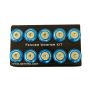 NRG Fender Washer Kit w/Rivets For Plastic (Blue) - Set of 10