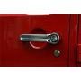 Rugged Ridge Door Handle Cover Kit Chrome 07-18 Jeep Wrangler JK