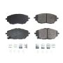 PowerStop 17-2065 PowerStop - Z17 Low-Dust Ceramic Brake Pads with Hardware