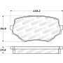 Stoptech 308.06800 Street Brake Pads