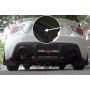 Rally Armor MF23-UR-BLK/BL Black Mud Flap/Blue Logo