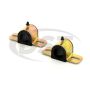 Prothane 00-09 Honda S2000 Front Sway Bar Bushings - 28mm - Black