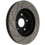 StopTech 07-09 Lexus ES 250/ES 300/ ES330/ES350 SportStop Slotted & Drilled Left Front Rotor