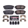 PowerStop Z23-1008 PowerStop - Z23 Daily Driver Carbon-Fiber Ceramic Brake Pads with Hardware Kit