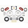 Wilwood 140-13305-R Narrow Superlite 4R Front Hat Kit 12.88in Red 76-77 Ford Bronco Dana 44 w/Lines