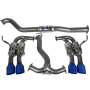 Invidia HS11STI5TG4ST 11-14 WRX/STi Gemini 80mm Full Titanium 101mm Quad Tip Cat-Back Exhaust