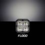 XKGLOW XK065001-FL-KIT XK Glow XKchrome 20w LED Cube Light w/ RGB Accent Light Kit w/ Controller- Flood Beam 2pc