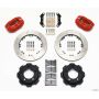 Wilwood 140-10960-R Dynapro Rear Kit 12.19in Red Backdraft Cobra (BMW E36 Based)
