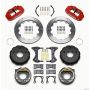 Wilwood 140-13323-R Narrow Superlite 4R Rear P-Brk Kit 12.88in Red Big Ford 2.36in Off Bronco 5 x 5.50