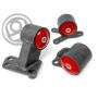 Innovative 94-01 Integra B-Series Black Steel Mounts 85A Bushings (Auto to Manual Hydro 2 Bolt)