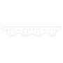 Cometic Gasket C5268-047 Cometic Ford 302/351W Windsor V8 .047in Fiber Intake Mani Gskt Set