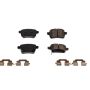 PowerStop 17-1722 PowerStop - Z17 Low-Dust Ceramic Brake Pads with Hardware