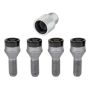 McGard (27361 MCG LOCK SET M12X1.25 BOLT CONE SEAT (19MM HEX)(Black))