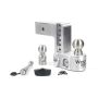 Weigh Safe WS6-3-KA 6in Drop Hitch w/Built-in Scale & 3in Shank (10K/21K GTWR) w/WS05 - Aluminum