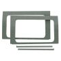 Design Engineering 50174 Rear Side Window Kit Jeep Wrangler JL 2018-2025 4 Door Gray