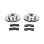 PowerStop K2598 Z23 Daily Driver Carbon-Fiber Ceramic Brake Pad and Drilled & Slotted Rotor Kit