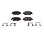 PowerStop 17-1839 PowerStop - Z17 Low-Dust Ceramic Brake Pads with Hardware