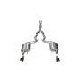 CORSA Performance 14328BLK Corsa 2015-2017 Ford Mustang GT Fastback 5.0 3in Xtreme Cat Back Exhaust w/ Dual Black 4.5in Tips