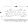 Stoptech 309.07570 Performance Brake Pads