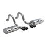 CORSA Performance 14111BLK Corsa 1997-2004 Chevrolet Corvette C5 Z06 5.7L V8 Black Sport Axle-Back Exhaust