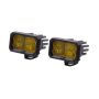 Diode Dynamics DD6386P Stage Series 2 In LED Pod Sport - Yellow Fog Standard ABL (Pair)