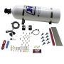 Nitrous Express 80010-15 8 CYLINDER LT1, LS1 PRO PIRANHA NOZZLE GAS WITH 15LB BOTTLE