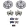 PowerStop KCOE5671A OE Stock Replacement Low-Dust Ceramic Brake Pad, Rotor and Caliper Kit