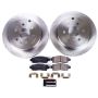 PowerStop KOE5262 OE Stock Replacement Low-Dust Ceramic Brake Pad and Rotor Kit