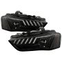 SPYDER 5088321 Projector Headlights - Switch Back Sequential LED Turn Signal - Black