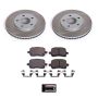 PowerStop SC1448 Semi-Coated Rotor and Low-Dust Ceramic Brake Pad Kit