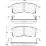 Stoptech 308.15100 Street Brake Pads - Front