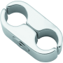 BikeMaster 152467 2 Lines Cable Clamp - Silver