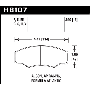 Hawk Performance HB107D.620 ER-1 Disc Brake Pad