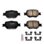 PowerStop Z23-817 PowerStop - Z23 Daily Driver Carbon-Fiber Ceramic Brake Pads with Hardware Kit