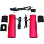 Kuryakyn 2952 Tracer Filler Panel Lights Red Lens