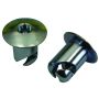 Moroso 71275 Quick Fastener - Oval Head - 7/16in x .450in - Steel - 10 Pack