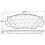 StopTech Performance 06-10 Lexus IS250 Front Brake Pads