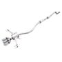 AWE Tuning 3015-42666 2017+ Honda Civic Type R Touring Edition Exhaust w/Front & Mid Pipes - Chrome Silver Tips