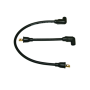 Moroso 28322 80-84 H-D FL / 84-99 H-D FXST/FLST / 91-98 H-D FXD Ultra 40 Wire Set - Black