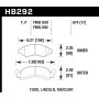 Hawk Performance HB292F.674 HPS Disc Brake Pad