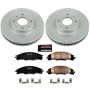 PowerStop CRK4726 Genuine Geomet Coated Rotor and Low-Dust Ceramic Brake Pad Kit