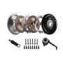 DKM Clutch VW/Audi 2.0L TSI (8 Bolt Motor) Ceramic Twin Disc MR Clutch Kit w/Flywheel