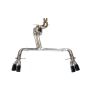 AWE Tuning 3020-43026 Audi B8.5 S4 3.0T Track Edition Exhaust - Diamond Black Tips (102mm)