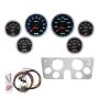 AutoMeter 7045-CB DIRECT FIT DASH KIT, CHEVY TRUCK 67-72, TACH/MPH/FUEL/OILP/WTMP/VOLT, COBALT