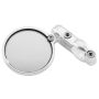 CRG Constructors HS-201-L CRG Hindsight 3 in. Round Bar-End Mirror Left - Silver